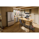 Whirlpool® 36-Inch French Door Refrigerator with Interior Water Dispenser - 31 cu. ft. WRFF3336SZ