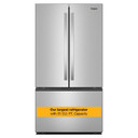 Whirlpool® 36-Inch French Door Refrigerator with Interior Water Dispenser - 31 cu. ft. WRFF3336SZ