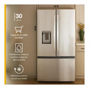 Whirlpool® 36-Inch French Door Refrigerator with In-Door Water and Ice Maker - 30 cu. ft. WRFF3536SV