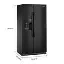 Whirlpool® 36-inch Counter Depth Side-by-Side Refrigerator with TruCool™ System WRSC5536RB