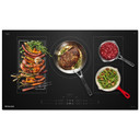 Kitchenaid® 36" Temp Cook™ Induction Cooktop with 5 Cooking Zones KCIT736SBL