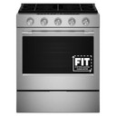 Kitchenaid® 5.0 Cu. Ft. Smart Slide-in Gas Range with Convection Cooking Modes KSGS330SPS