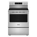 Maytag® 30-Inch Wide Freestanding Electric Range with Grill Mode and No Preheat Air Fry - 5.3 Cu. Ft. YMFES7030SZ