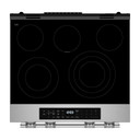 Kitchenaid® 5.3 Cu. Ft. Smart Slide-in Electric Range with Convection Cooking Modes YKSES330SPS