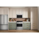 Kitchenaid® 5.3 Cu. Ft. Slide-in Electric Range with Two Even-Heat™ Hyper Elements and Convection Cooking Modes YKSES530SPS