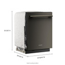 Kitchenaid® 360° Max Jets™ Third Rack Dishwasher with Advanced ProDry™ System, 44 dBA KDTS624SBE