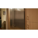 Kitchenaid® 29.4 Cu. Ft. 48" Built-In Side-by-Side Refrigerator features Exterior Water and Ice Dispenser with Measured Fill KBSD748SPS