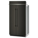 Kitchenaid® 25.5 Cu. Ft. 42" Built-In Side-by-Side Refrigerator with Platinum Interior KBSN742SBE Kitchenaid® 25.5 Cu. Ft. 42" Built-In Side-by-Side Refrigerator with Platinum Interior KBSN742SBE