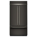 Kitchenaid® 24.2 Cu. Ft. 42" Built-In French Door Bottom Mount Refrigerator with Platinum Interior KBFN542SBE