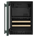 Kitchenaid® 24" Beverage Center with Glass Door and Wood-Front Racks KUBL524SJP