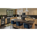 Kitchenaid® 24" Beverage Center with Glass Door and Wood-Front Racks KUBL524SBE