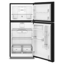 Whirlpool® 30-inch Wide Top Freezer Refrigerator with Total Coverage Cooling - 19 Cu. Ft. WRTX5419SB