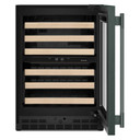Kitchenaid® 24" Undercounter Wine Cellar with Full-Extension Wood-Front Racks KUWR524SJP