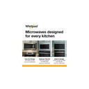 Whirlpool® 1.1 cu. ft. Built-In Smart Multifunctional Microwave Oven with Air Fry - 900 watts YWMBT7030SV