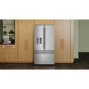 Kitchenaid® 30 cu. ft. French Door Refrigerator with Exterior Water and Ice KRFF436SPS