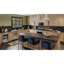 Kitchenaid® 24" Beverage Center with Glass Door and Metal-Front Racks KUBL524SSB