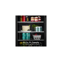 Kitchenaid® 24" Undercounter Refrigerator with Glass Door and Shelves with Metallic Accents KURR524SPS