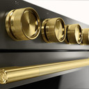 Brass Handle and Knob Hardware Accessory Kit for KitchenAid® Slide-In Convection Gas Range W11773968