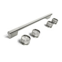 Stainless Steel Handle and Knob Hardware Accessory Kit for KitchenAid® Slide-In ConvectionRange W11773970