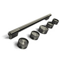 Black Ore Handle and Knob Hardware Accessory Kit for KitchenAid® 30" Commercial-Style Gas Range W11774748