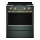 Brass Handle and Knob Hardware Accessory Kit for KitchenAid® Slide-In Convection Electric Range W11773972