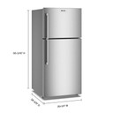 Maytag® 30-Inch Wide Top-Freezer Refrigerator with Garage Mode - 19 Cu. Ft. MRTX5119SZ
