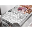 Kitchenaid® 22 Cu. Ft. 36-Inch Panel-Ready Counter-Depth French Door Refrigerator with Internal Water Dispenser KRFC136TPA