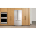 Kitchenaid® 22 Cu. Ft. 33-Inch Standard-Depth French Door Refrigerator with Internal Water Dispenser KRFF333SPS