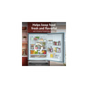 Kitchenaid® 19 Cu. Ft. 30-Inch Standard-Depth Bottom Mount Refrigerator with Right Door Swing KRBR130SPS