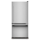 Kitchenaid® 19 Cu. Ft. 30-Inch Standard-Depth Bottom Mount Refrigerator with Right Door Swing KRBR130SPS