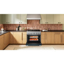 Kitchenaid® 36-Inch 6 Burner Commercial-Style Dual Fuel Range with No Preheat Air Fry Mode KFDS936SAG