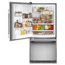 Kitchenaid® 19 Cu. Ft. 30-Inch Standard-Depth Bottom Mount Refrigerator with Left Door Swing KRBL130SPS