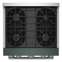 KitchenAid® 30-Inch 4 Burner Commercial-Style Gas Range with No Preheat Air Fry Mode KFGS930SJP