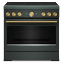 Kitchenaid® 36-Inch 6-Element Induction Freestanding Commercial-Style Range with Air Fry KFIS936SJP
