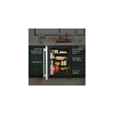 Kitchenaid® 24" Undercounter Refrigerator with Stainless Steel Door KURL124SSB