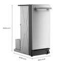 KitchenAid 15 in. Built-In Trash Compactor with Built-In Odor Management System KTTP515TSS