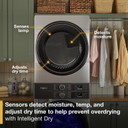 Whirlpool® Smart ENERGY STAR® Front Load Laundry Tower 5.2 cu. ft. Washer & 7.4 cu. ft. Electric Dryer with UV Clean Technology and FreshFlow™ Vent System YWEF5727TR