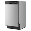 Whirlpool® 18" Stainless Steel Dishwasher with Half Load Cycle and Triple Spray Arms - 48 dBA WDFS5118SS