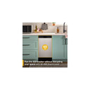 Whirlpool® 18" Stainless Steel Dishwasher with Half Load Cycle and Triple Spray Arms - 48 dBA WDFS5118SS