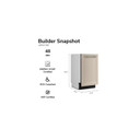 18" Panel-Ready Dishwasher with Flush Install  - 48 dBA UDPS5118SP