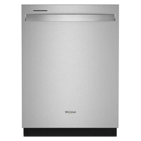 Whirlpool® 24” Stainless Steel Dishwasher with AI Intelligent Wash and Tall Top Rack WDT740SALZ