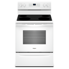 Whirlpool® 5.3 cu. ft. guided Electric Freestanding Range with True Convection Cooking YWFE521S0HW