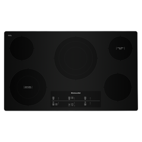 Kitchenaid® 36 Electric Cooktop with 5 Elements and Touch-Activated Controls KCES956KSS