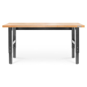 Gladiator® 6' (182.9 cm) Wide Adjustable Height Hardwood Workbench GAWB06HWEG