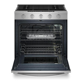 Whirlpool® 30-inch Smart Slide In Gas Range with True Convection, No Preheat Air Fry, Steam/Self Clean and High Speed Preheat WSGS7530RZ