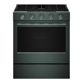 Kitchenaid® 5.0 Cu. Ft. Smart Slide-in Gas Range with Convection Cooking Modes and 2-in-1 Burner KSGS530SJP