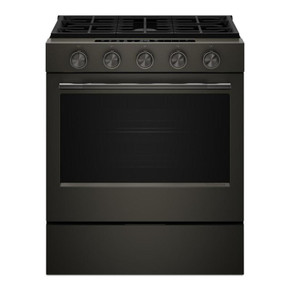 Kitchenaid® 5.0 Cu. Ft. Smart Slide-in Gas Range with Convection Cooking Modes and 2-in-1 Burner KSGS530SBE