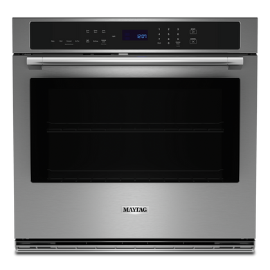 Maytag® 27-inch Single Wall Oven with Air Fry and Basket - 4.3 cu. ft. MOES6027LZ