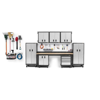 Gladiator® 8' (243.8 cm) Wide Adjustable Height Hardwood Workbench GAWB08HWEG