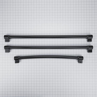 French Door Refrigerator Handle Kit, Black W10716726